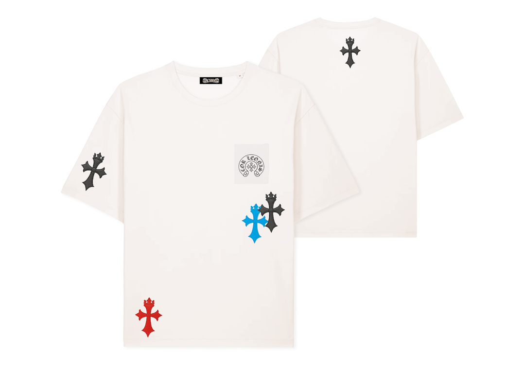 Outlaw Circle Back Tee - Off White — Cor Leonis SS26