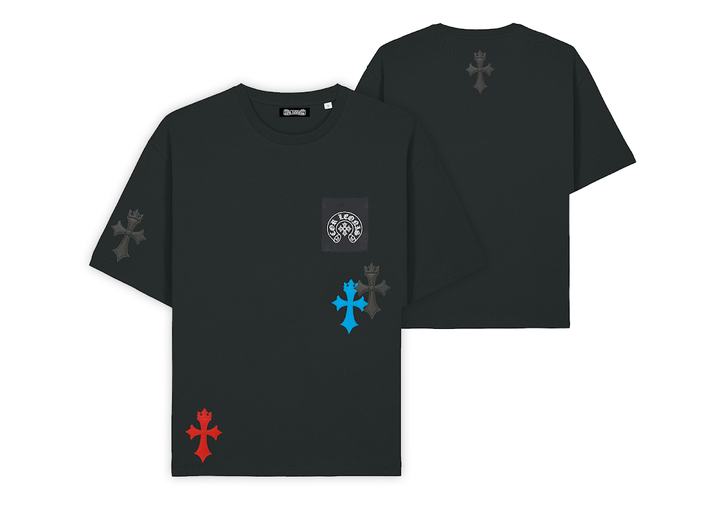 Outlaw Circle Back Tee - Black — Cor Leonis SS26